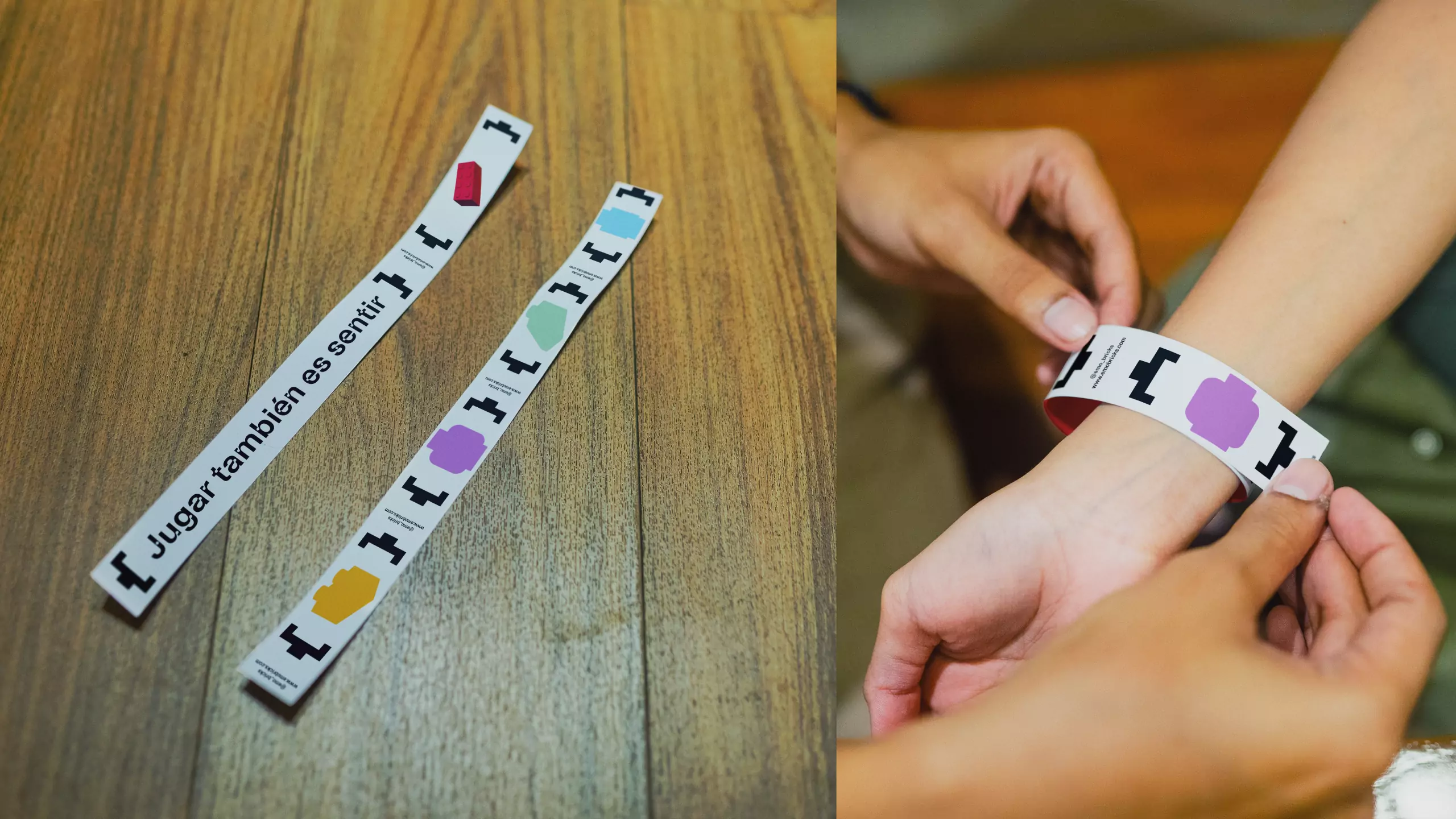 Pulseras de entrada del espacio de Emo [ ] Bricks